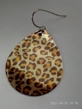 Оригінальні сережки Леопард. Старовинні США., фото №5