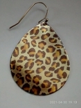 Оригінальні сережки Леопард. Старовинні США., фото №6