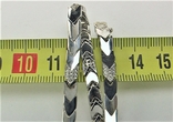 Браслет цепочка серебро 925 проба длина 19 см. 8,34 грамма, фото №5