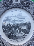 Парные тарелки изображение Баталий Крымской войны 1854-1855 г. Малахов курган и Инкерман., фото №4