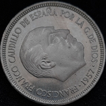 Іспанія 5 песет 1957 року, фото №5