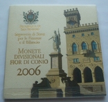  Сан-Марино. Официальный набор 2006 Melchiorre Delfico (с серебряной монетой 5 евро), фото №5