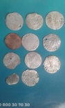 8 полтораков серебро один фальшивый медь трояк и половинка монеты серебро, фото №5