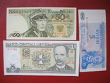 Набор банкнот Польша + Куба + Приднестровье UNC, фото №2