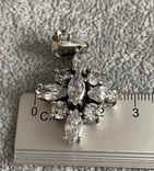 Серебряная подвеска с горным хрусталем (серебро 925 пр, вес 10,9 гр), фото №3