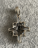 Серебряная подвеска с горным хрусталем (серебро 925 пр, вес 10,9 гр), фото №5