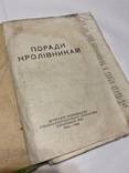 Поради кролівникам.Держсільгоспвидав урср 1960, фото №3