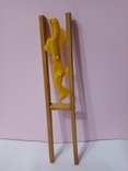 Зайчик акробат механическая игрушка СССР, фото №2