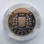 200 гривен - 1996, "Т. Г. Шевченко" Proof, сертификат, капсула, фото №9