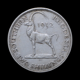 2 Шиллинга 1932, Южная Родезия, фото №2