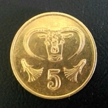 Кипр 5 центов 1998, фото №2