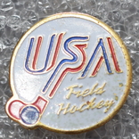 Важкий цанговий значок Федерації хокею США, фото №2