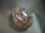 Яйцо пасхальное, писанка, дерево, ручная роспись. 1980 -е, г. Косов, фото №2