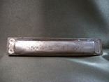 21А12 Старая немецкая губная гармошка Metalla M Hohner, фото №2
