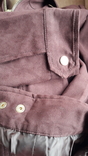 Лёгкая бордовая куртка под замш Kiabi, фото №4