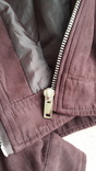 Лёгкая бордовая куртка под замш Kiabi, фото №10