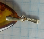 Кулон с золотым креплением под цепочку 4,5 грамма, фото №8