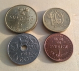 3 монеты Швеции и 1 Норвегии, фото №2