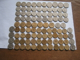 Монеты России 1992-1993 гг номиналом 1, 5, 10 и 20 руб. 71шт., фото №2