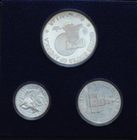 Набор 25-50 Центов и 1 Доллар 1976 200 Лет Независимости, США, фото №5