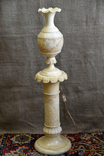 Лампа светильник напольный резьба по камню 1950 гг, фото №2