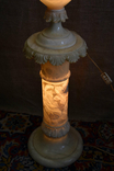 Лампа светильник напольный резьба по камню 1950 гг, фото №8