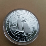 New Zealand Срібна монета Пінгвін чубатий 2020 1 унція, фото №5