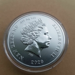 New Zealand Срібна монета Пінгвін чубатий 2020 1 унція, фото №8