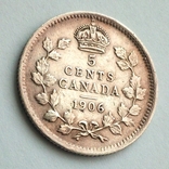 Канада 5 центов 1906 г., фото №6