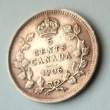Канада 5 центов 1906 г., фото №7