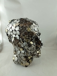 Скульптура из металла Монет Голова из Монет, фото №5