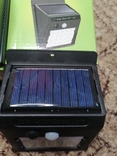 2 фонаря на солнечной батарее с датчиком света и движения, фото №3