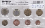 Іспанія Іспанія - набір 8 монет 1 2 5 10 20 50 Cent 1 2 Євро 1999 - 2002, фото №2