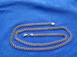 Цепочка серебряная ( 63 см ) ( вес 25 грамма ) ( 925 проба ) ( ширина 5 мм ), фото №2