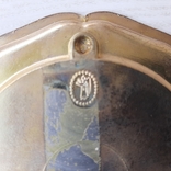 Золотистая металлическая тарелочка Архитектура (Винтаж, Германия), фото №5