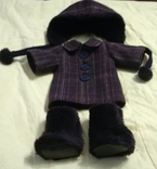 Пальтишко,шапочка,уги на куколку 30 см, фото №2