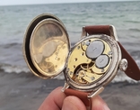 Наручные часы Omega переделанные из карманных часов, фото №10