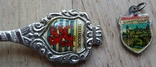 Сувенирная ложечка + герб - кулончик № 100 "Luxembourg", фото №3