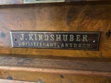 Старинное, антикварное пианино, фортепиано J. Kindshuber, Hoflieferant, фото №5