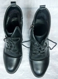 Торг осенне-зимние женские ботинки Admlie на меху кожаные ботинки женские размер 38, фото №2