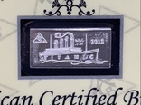 Титаник Слиток серебра 999 пробы производства сша с сертификатом подлинности 1г, фото №5