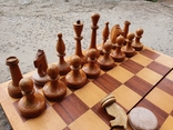 Шахматы деревянные СССР с доской 40 см., фото №3