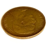 100 франков. 1895. Альберт I. Монако (золото 900, вес 32,21 г), фото №10