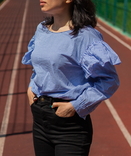 Блузка в полоску ZARA (M), фото №7