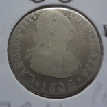 2 реала 1806 Мексика серебро Холдер 160, фото №2