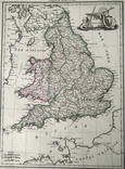 1812 Англия (карта 29х41 Верже) СерияАнтик, фото №2