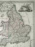 1812 Англия (карта 29х41 Верже) СерияАнтик, фото №7