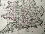 1812 Англия (карта 29х41 Верже) СерияАнтик, фото №11