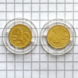 Лот - 2 монеты. 2005. 2006. НБУ (золото 999.9, вес 2,48 г), фото №4