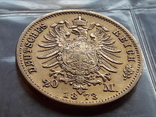20 марок 1873 г. Саксония, фото №10